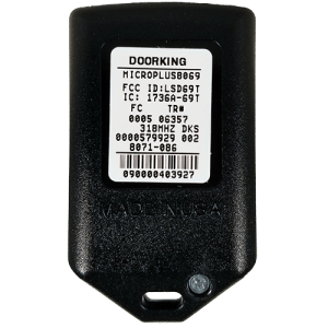 Lot De 10 émetteurs DoorKing MicroPLUS 3B – 318 MHz, 3 Boutons – NEUFS