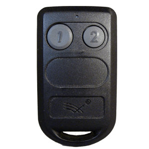 tx3-wrt-2-h Keri-Mircom Farpointe Data Ranger 2 Button Keychain Remote w-HID Prox Front
