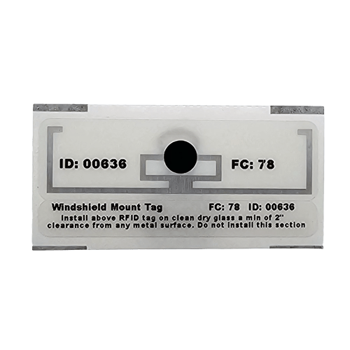 Infinity RFID SH-WMT-002 Windshield Tag